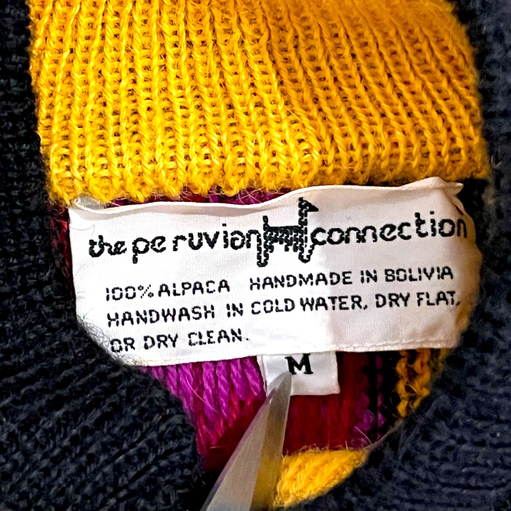 The Peruvian Connection Mens Sweater Size Medium … - image 2